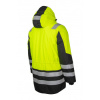 Зимняя мультизащитная куртка-парка Brodeks MW29-83В, желтый/черный