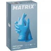 Перчатки Matrix Light Blue Nitrile (50 пар)